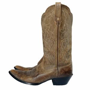 Ariat 15729 Heritage Western J Toe Distressed Brown Leather Boots Women’s Size 9
